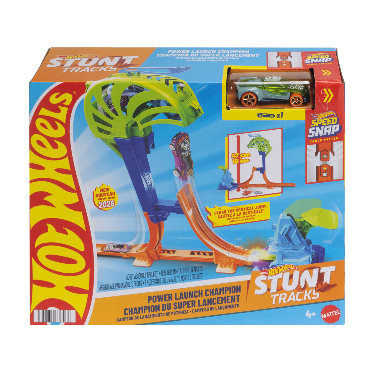 Hot Wheels Stunt Tracks Power Launch Champion Pist Seti