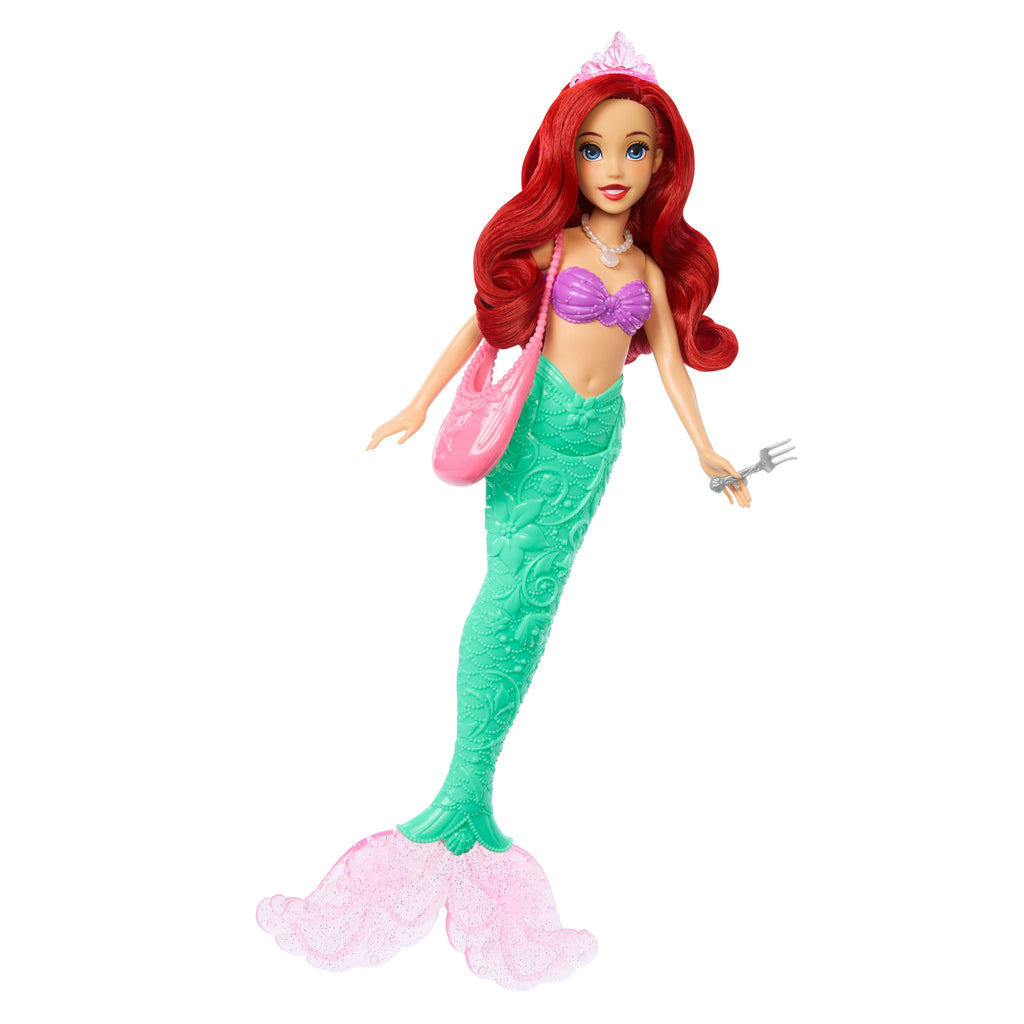 Disney Prensesi Okyanus Hikayeleri Ariel deniz kızı bebek, Sebastian figürü ve 4 aksesuar