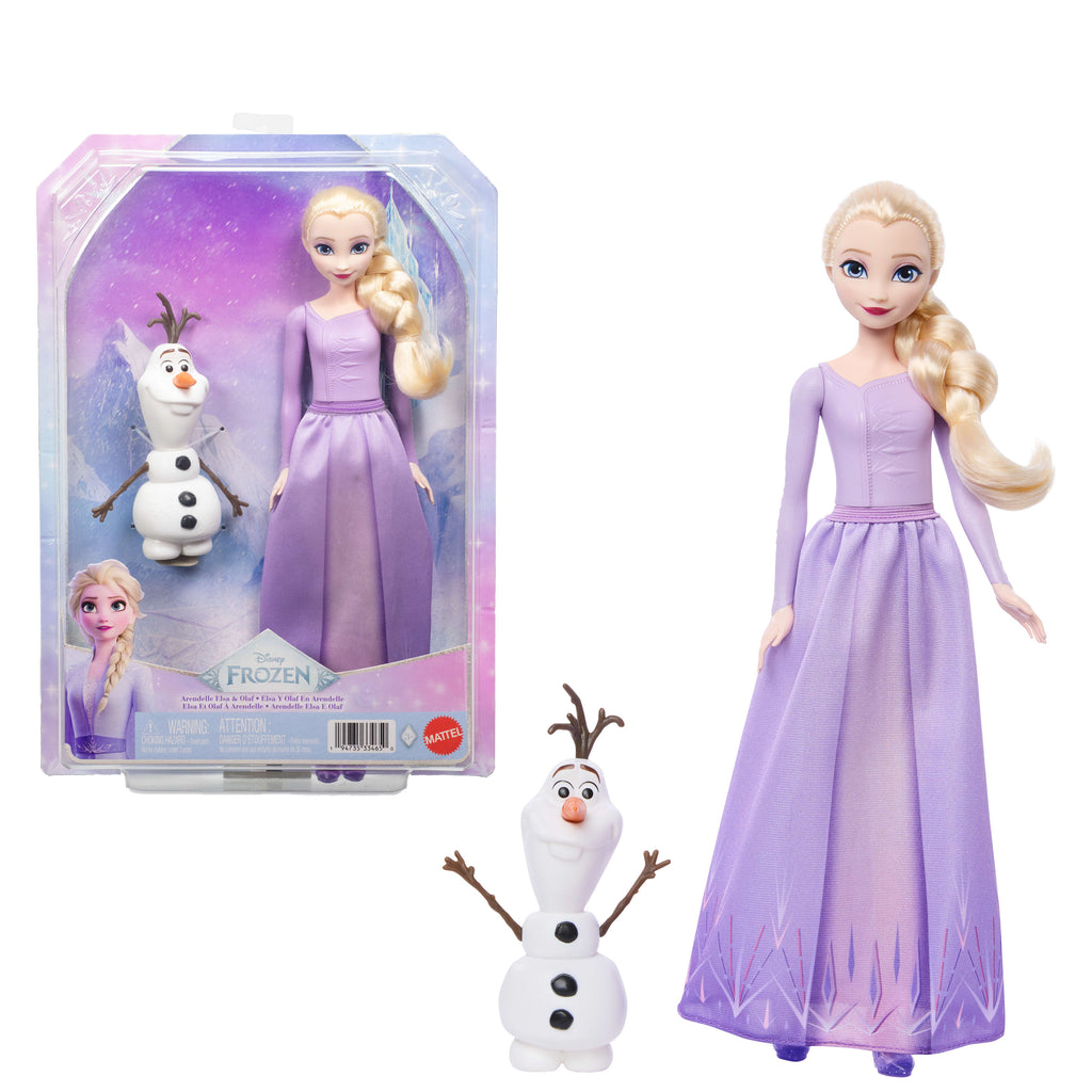 Disney Karlar Ülkesi filminden ilham alan Arendelle Elsa bebek ve Olaf figürü