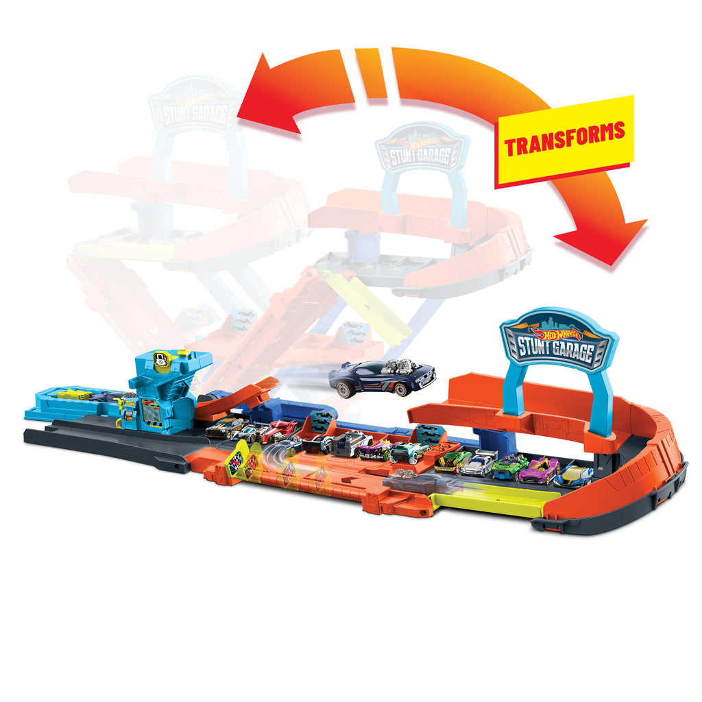 Hot Wheels City Macera Başlangıç Garajı Dönüşümlü Oyun Seti ve 1:64 Ölçekli Metal Araba