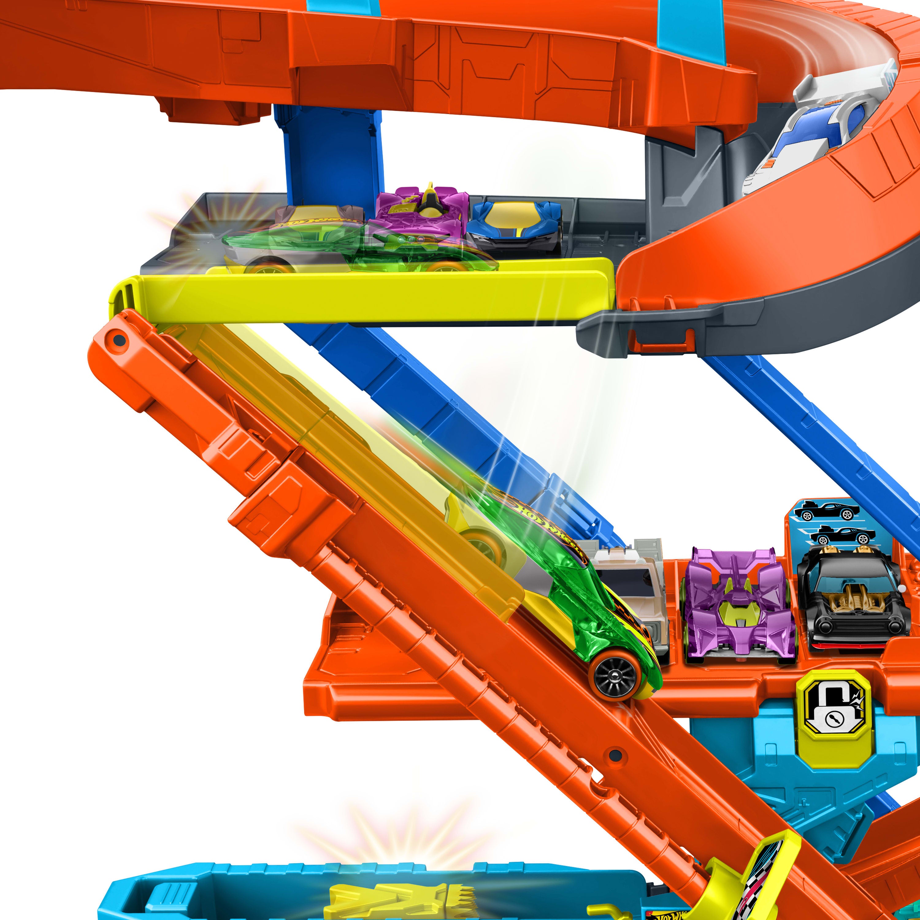 Hot Wheels City Macera Başlangıç Garajı Dönüşümlü Oyun Seti ve 1:64 Ölçekli Metal Araba