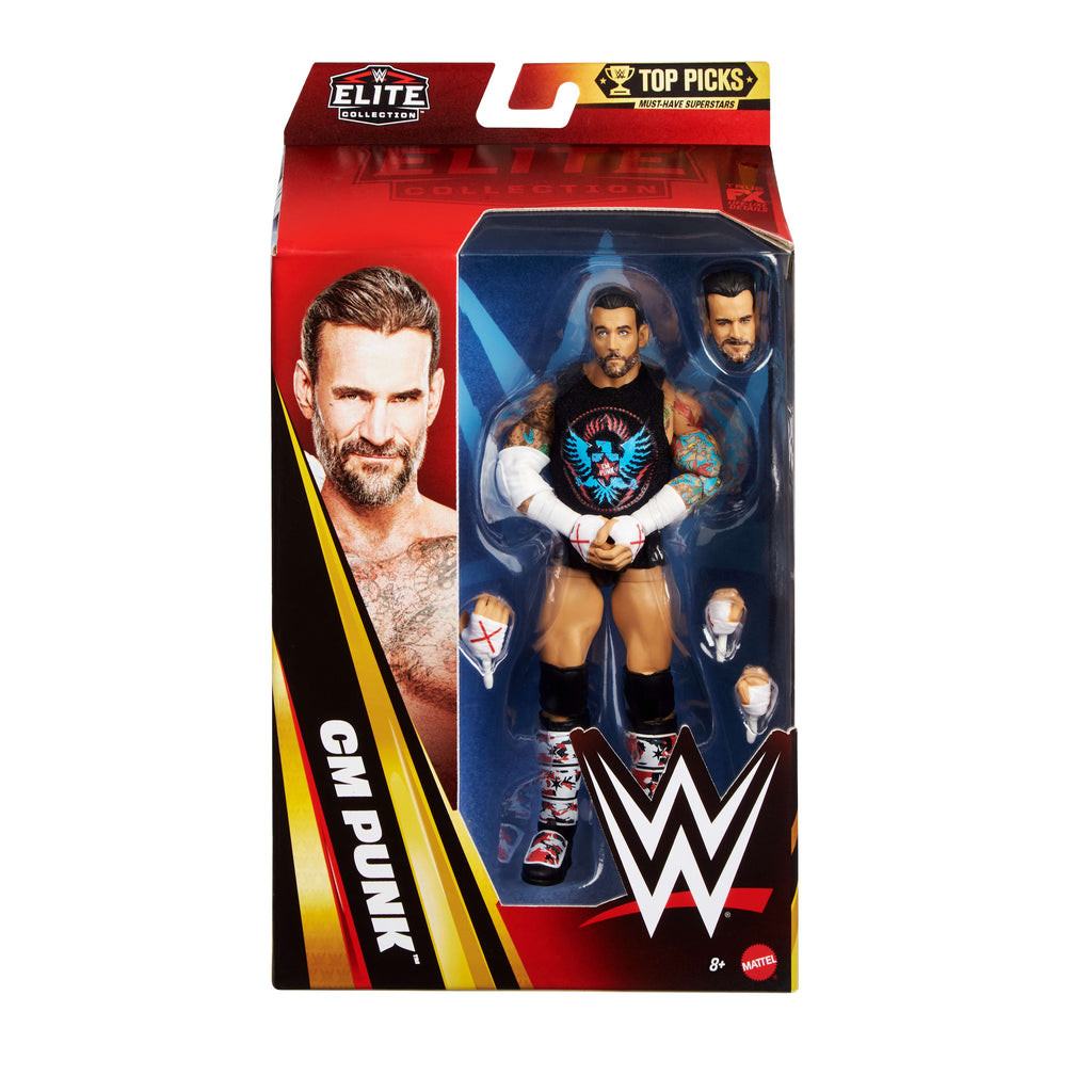 WWE CM Punk Aksiyon Figürü ve Aksesuarları (16 cm)
