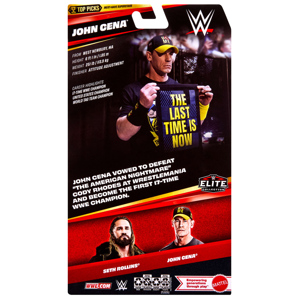 WWE John Cena Aksiyon Figürü ve Aksesuarları (16 cm)