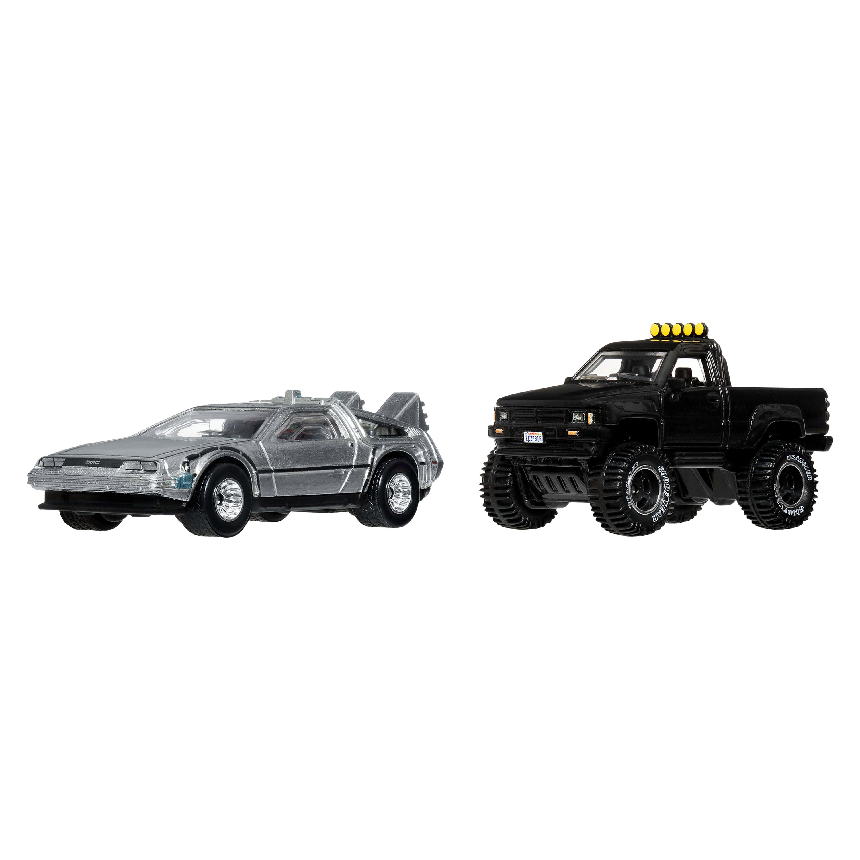 Hot Wheels Premium Car Culture 2'li Set - Geleceğe Dönüş Zaman Makinesi & 1987 Toyota Pickup