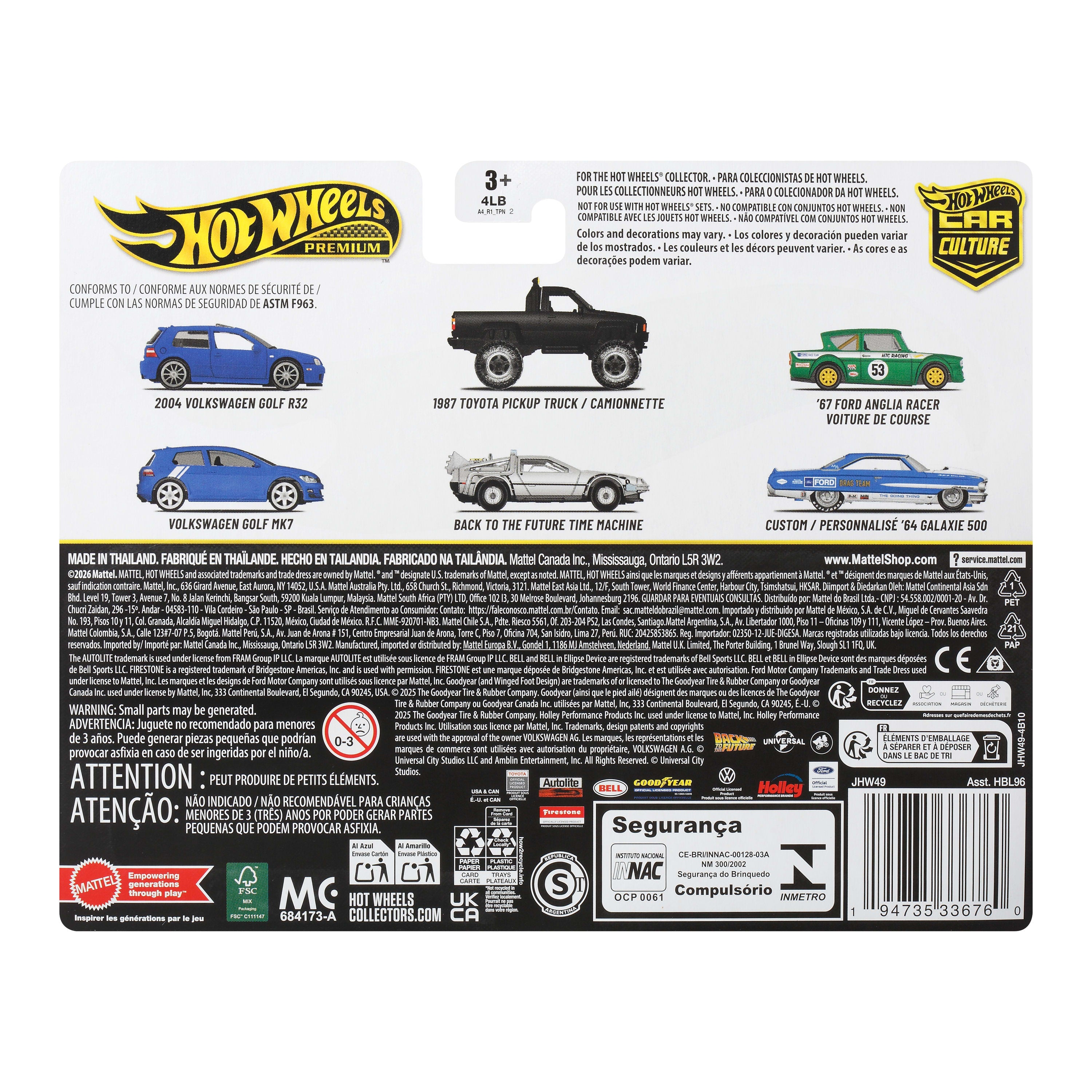 Hot Wheels Premium Car Culture 2'li Set - Volkswagen Golf