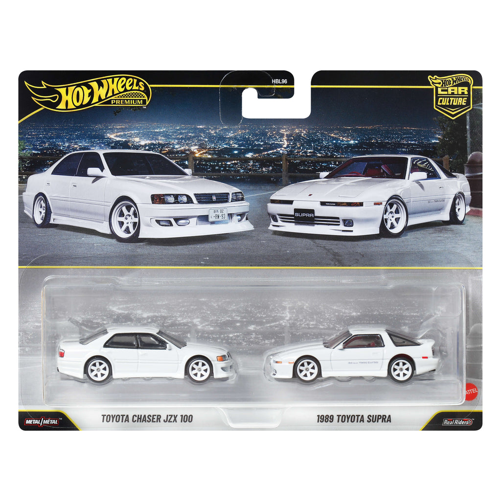 Hot Wheels Premium Car Culture 2'li Set - Beyaz Toyota'lar (White Toyotas)