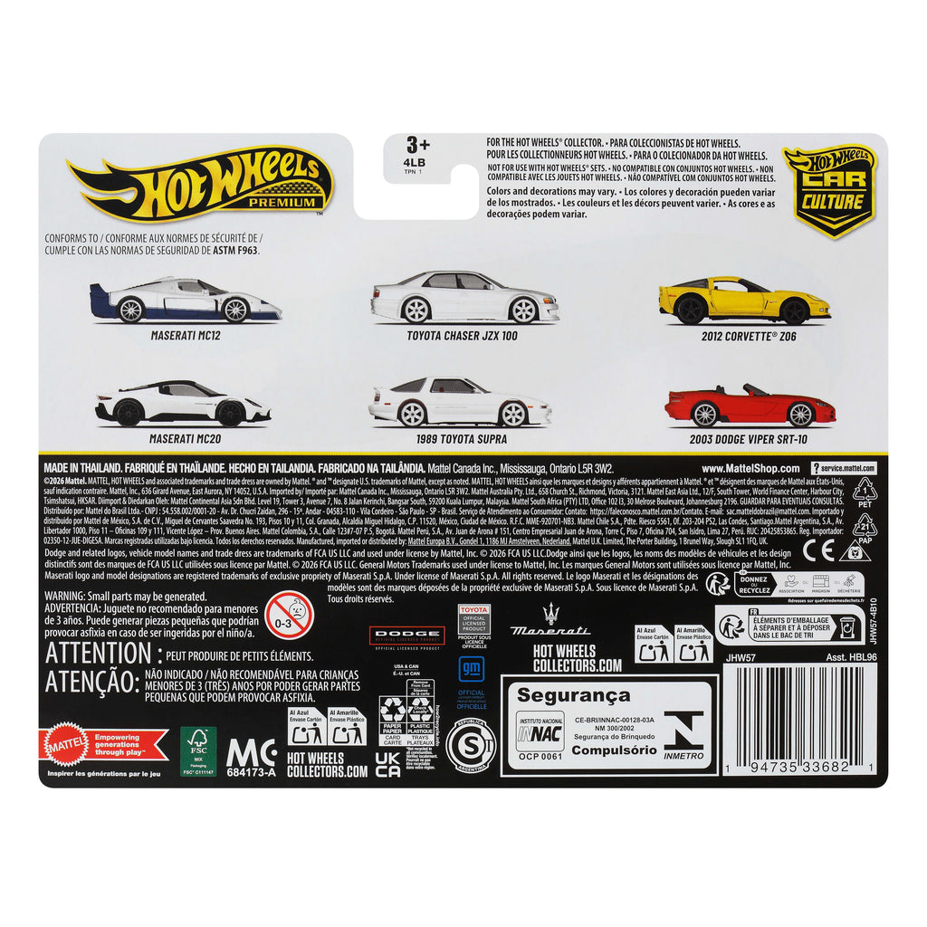 Hot Wheels Premium Car Culture 2'li Set - Beyaz Toyota'lar (White Toyotas)
