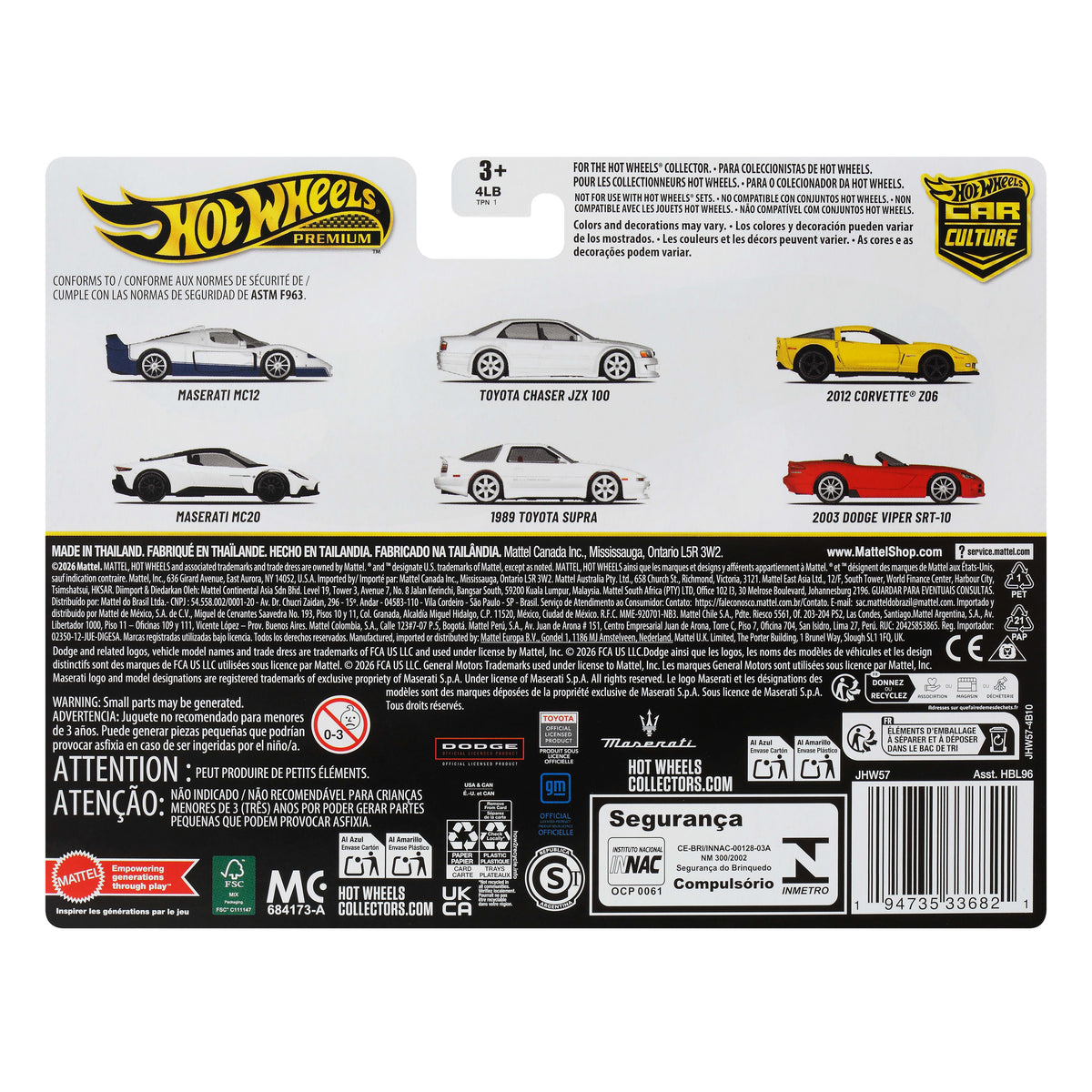 Hot Wheels Premium Car Culture 2'li Set - Beyaz Toyota'lar (White Toyotas)