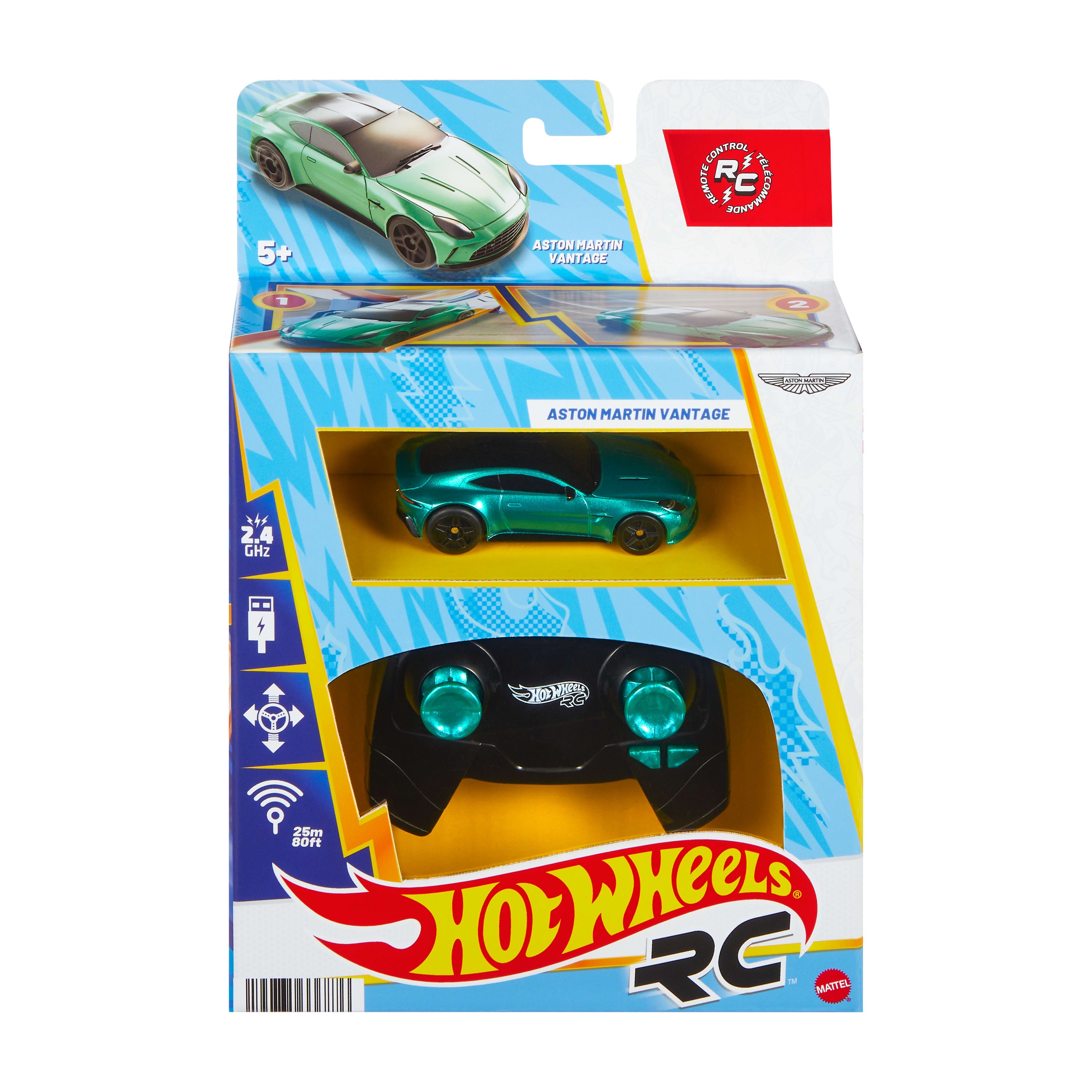 Hot Wheels RC Aston Martin Vantage 1:64 Uzaktan Kumandalı Araç
