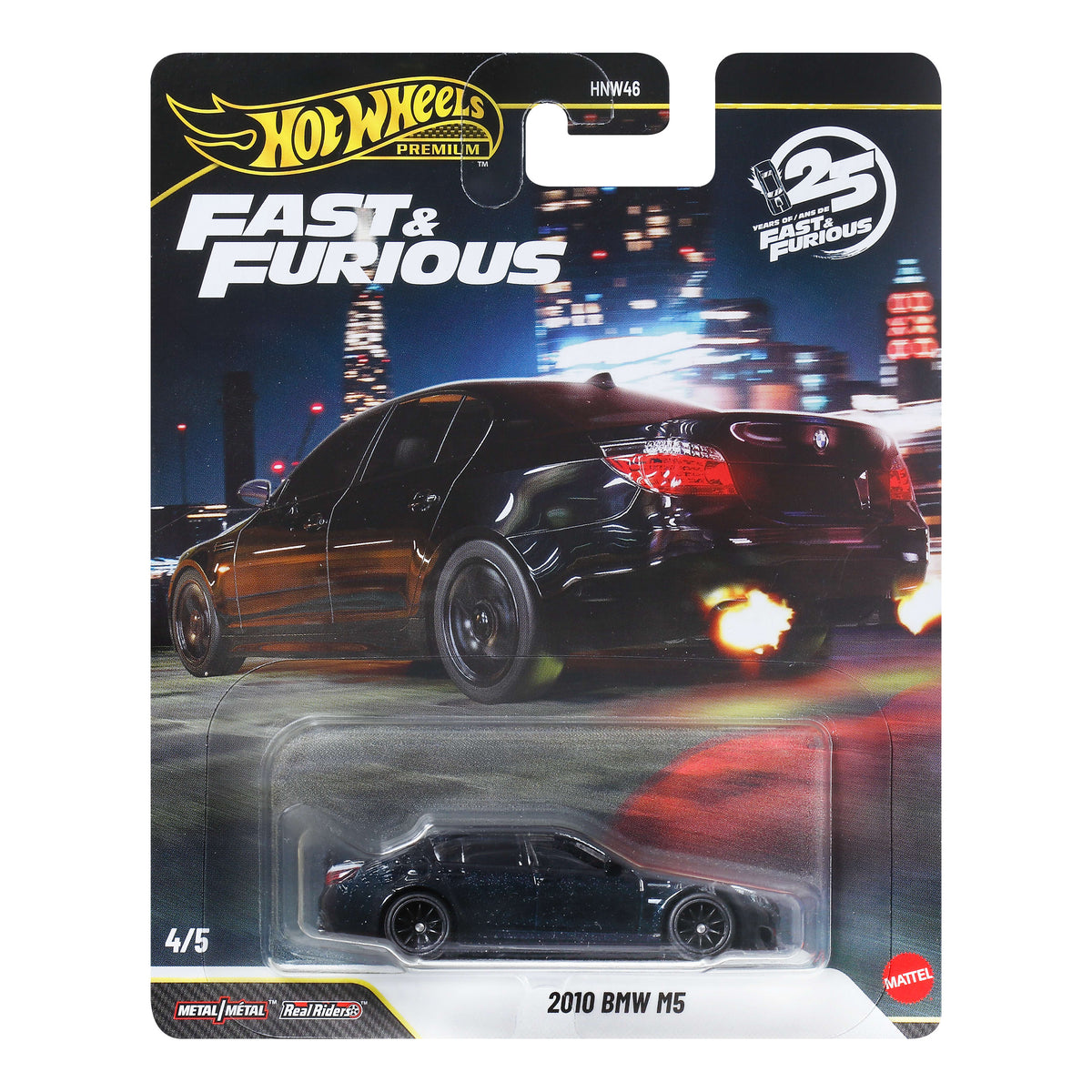 Hot Wheels Premium Fast & Furious '10 BMW M5 1:64 Model Araba
