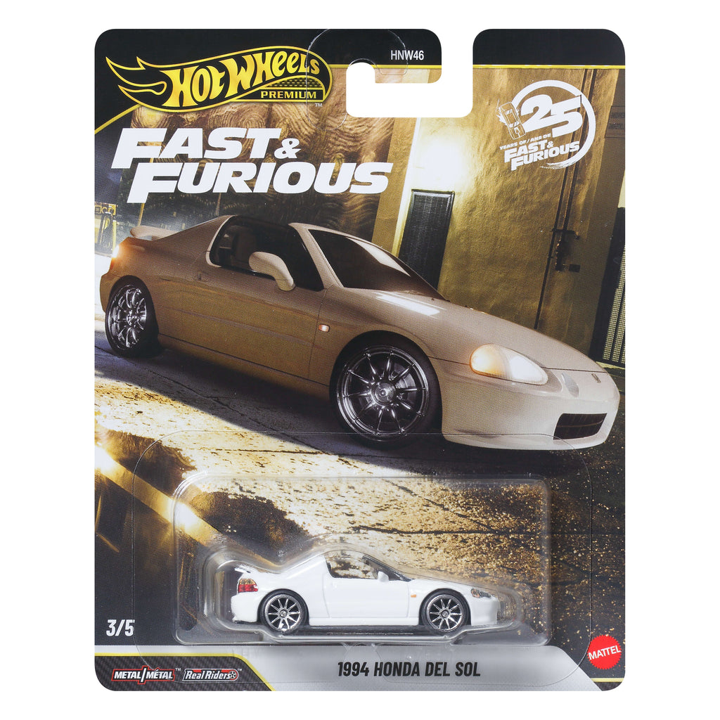 Hot Wheels Premium Fast & Furious 1994 Honda del Sol 1:64 Model Araba
