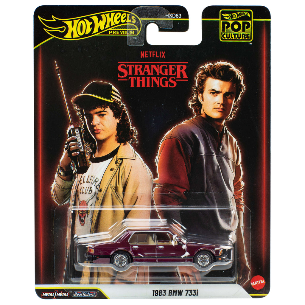 Hot Wheels Premium Pop Culture Stranger Things 1983 BMW 733i 1:64 Model Araba