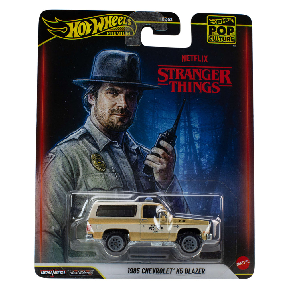 Hot Wheels Premium Pop Culture Stranger Things '85 Chevrolet K5 Blazer 1:64 Model Araba