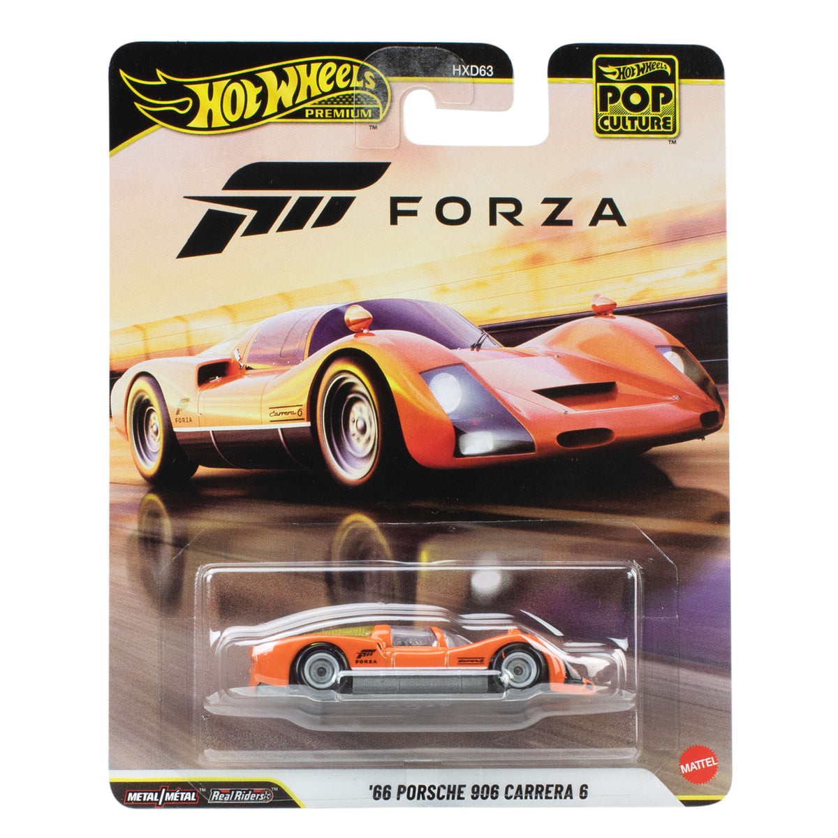 Hot Wheels Premium Pop Culture Forza '66 Porsche 906 Carrera 6 1:64 Ölçekli Metal Araç