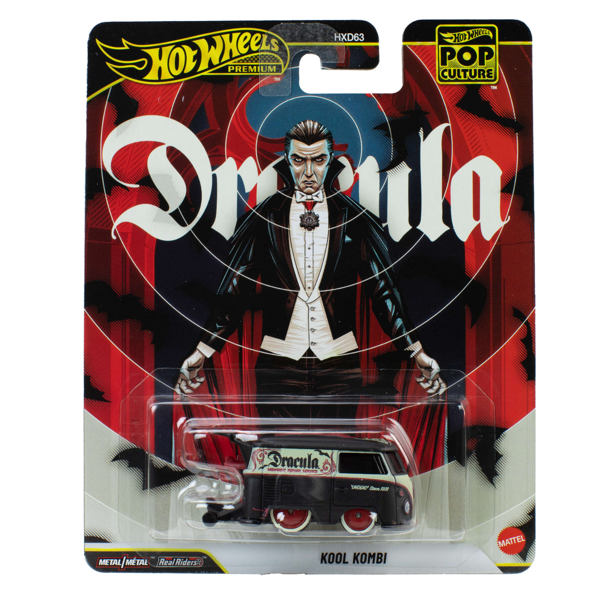 Hot Wheels Premium Pop Culture Dracula Kool Kombi 1:64 Model Araba