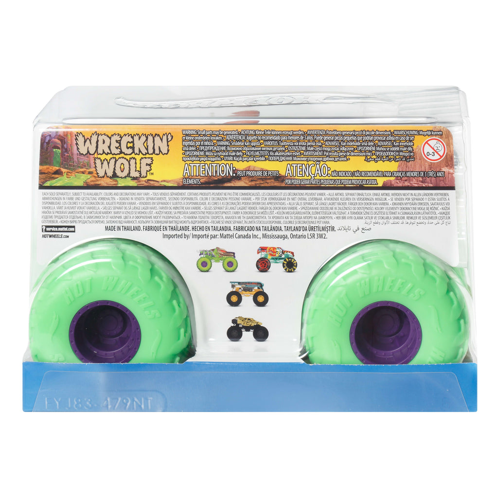 Hot Wheels Monster Trucks Wreckin' Wolf (1:24)