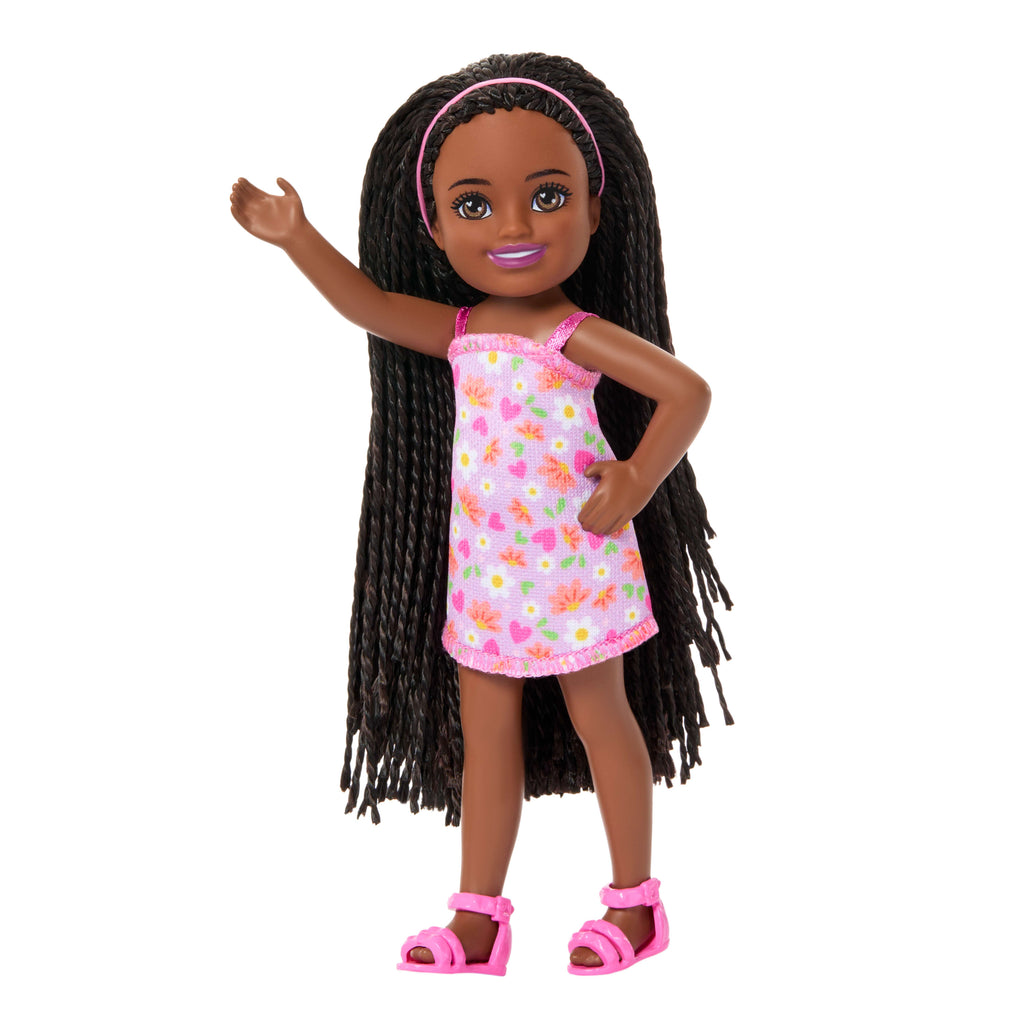 Barbie Chelsea Ari küçük bebek (çiçek desenli elbise)