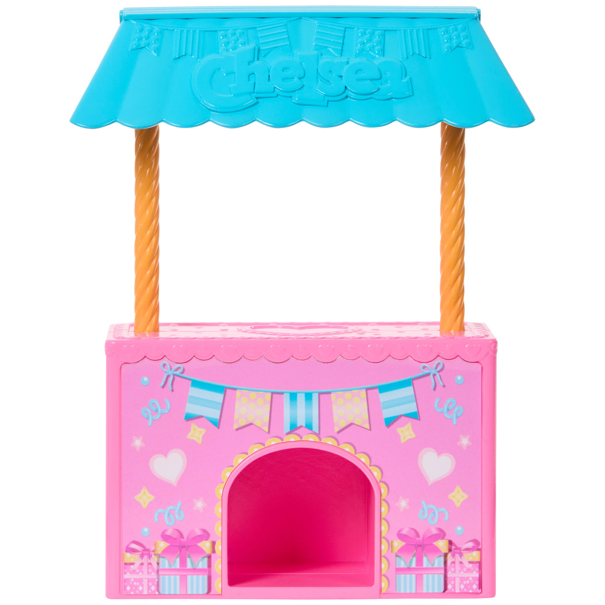 Barbie Aile ve Dostlar Club Chelsea Sürpriz Doğum Günü Partisi oyun seti, küçük bebek ve 10'dan fazla aksesuar