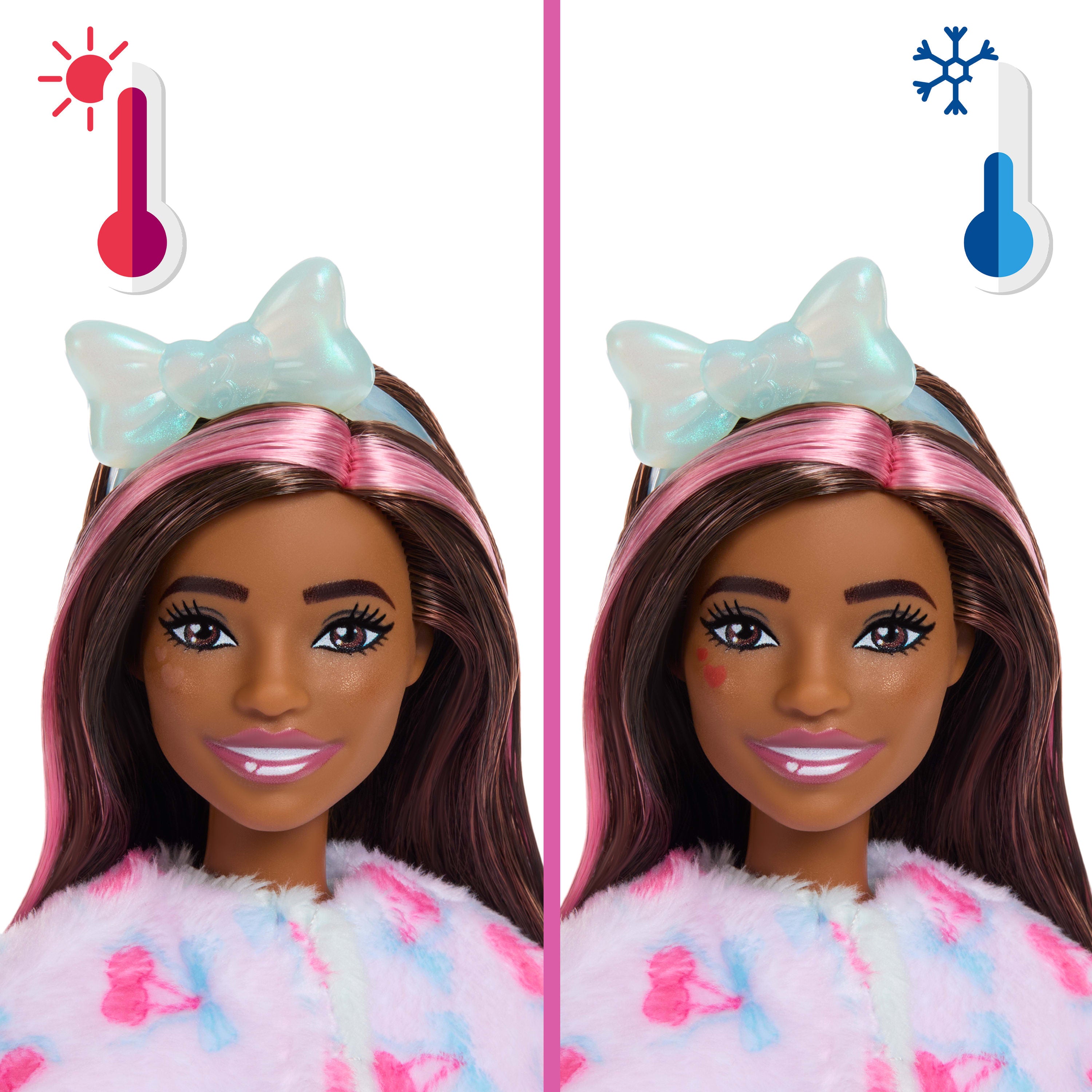 Barbie Cutie Reveal bebek ve aksesuarları, Yumuşak Dostlar Serisi tavşancık, 10 sürpriz