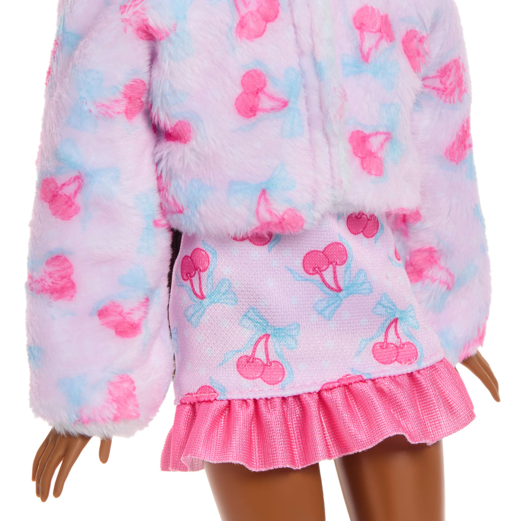 Barbie Cutie Reveal bebek ve aksesuarları, Yumuşak Dostlar Serisi tavşancık, 10 sürpriz