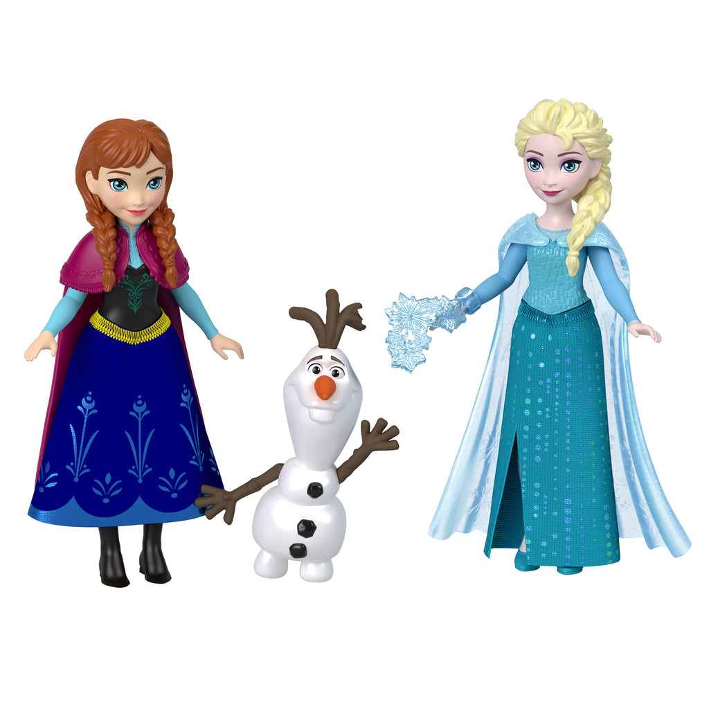 Filmden ilham alan 4 küçük bebek ve 4 aksesuar ile Disney Karlar Ülkesi Anna ve Elsa Karakter Seti