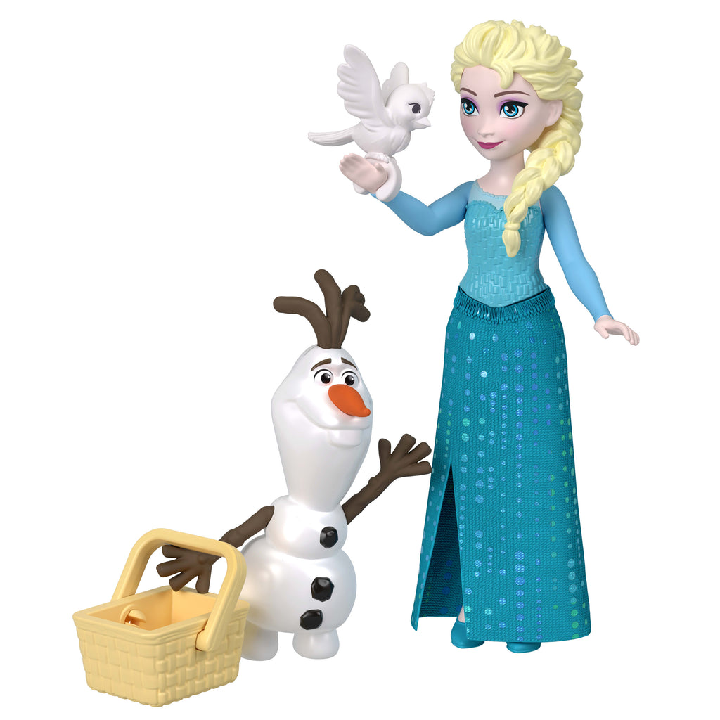 Filmden ilham alan 4 küçük bebek ve 4 aksesuar ile Disney Karlar Ülkesi Anna ve Elsa Karakter Seti