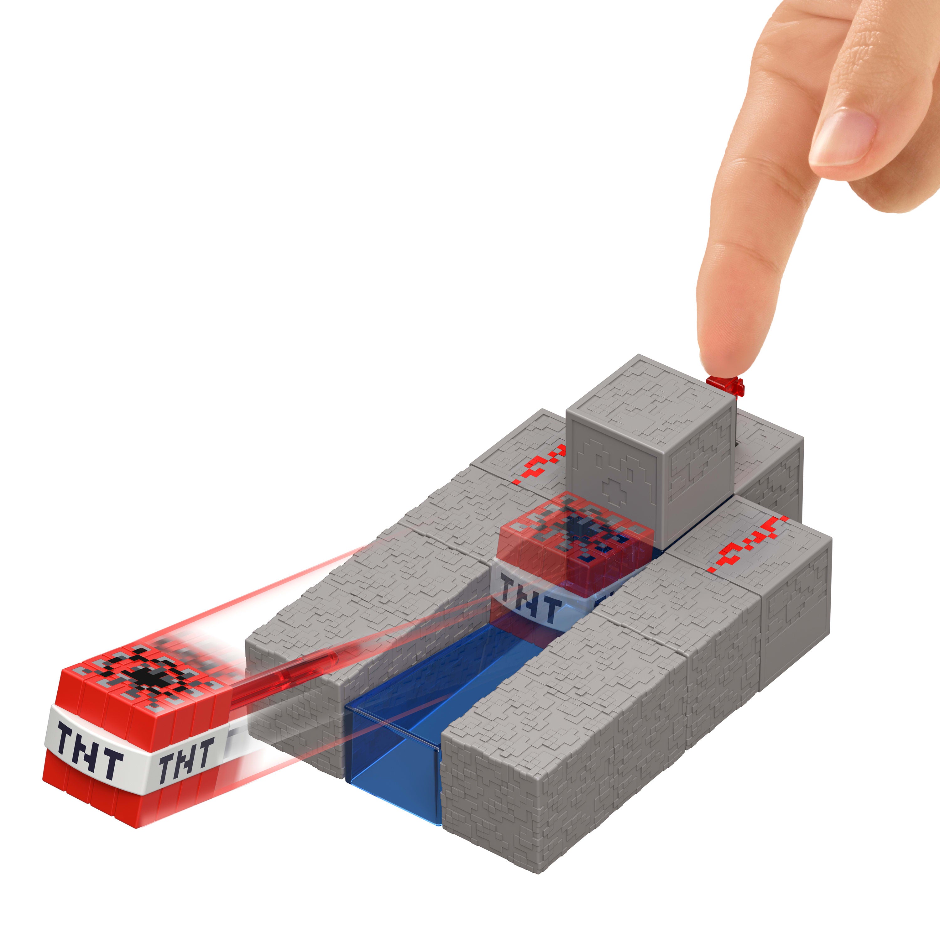 Minecraft Steve figürü (aksesuar + Redstone parçası)