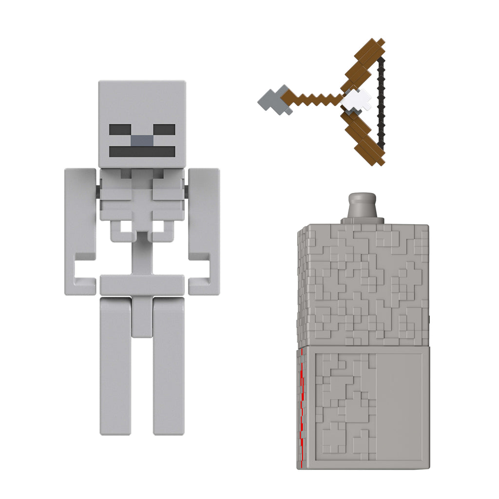 Minecraft İskelet (Skeleton) figürü (aksesuar + Redstone parçası)