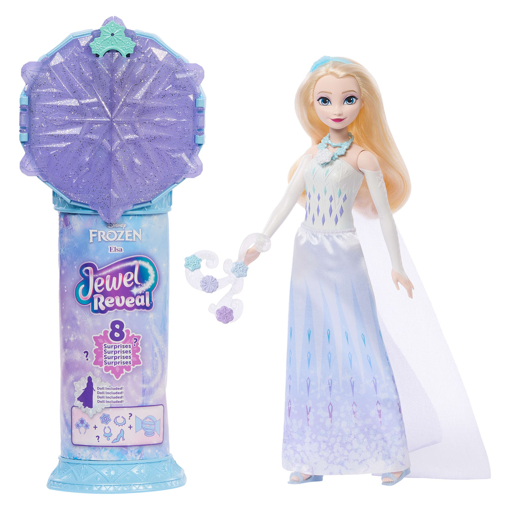 Disney Karlar Ülkesi Sürpriz Takılar Elsa bebek ve değerli taş kutusu dahil 8 sürpriz ve 10 aksesuar