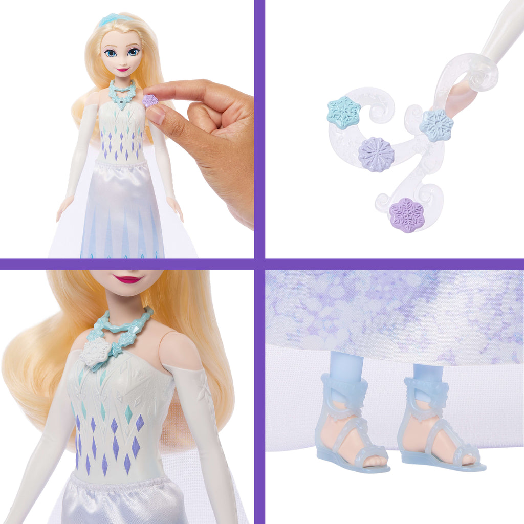 Disney Karlar Ülkesi Sürpriz Takılar Elsa bebek ve değerli taş kutusu dahil 8 sürpriz ve 10 aksesuar