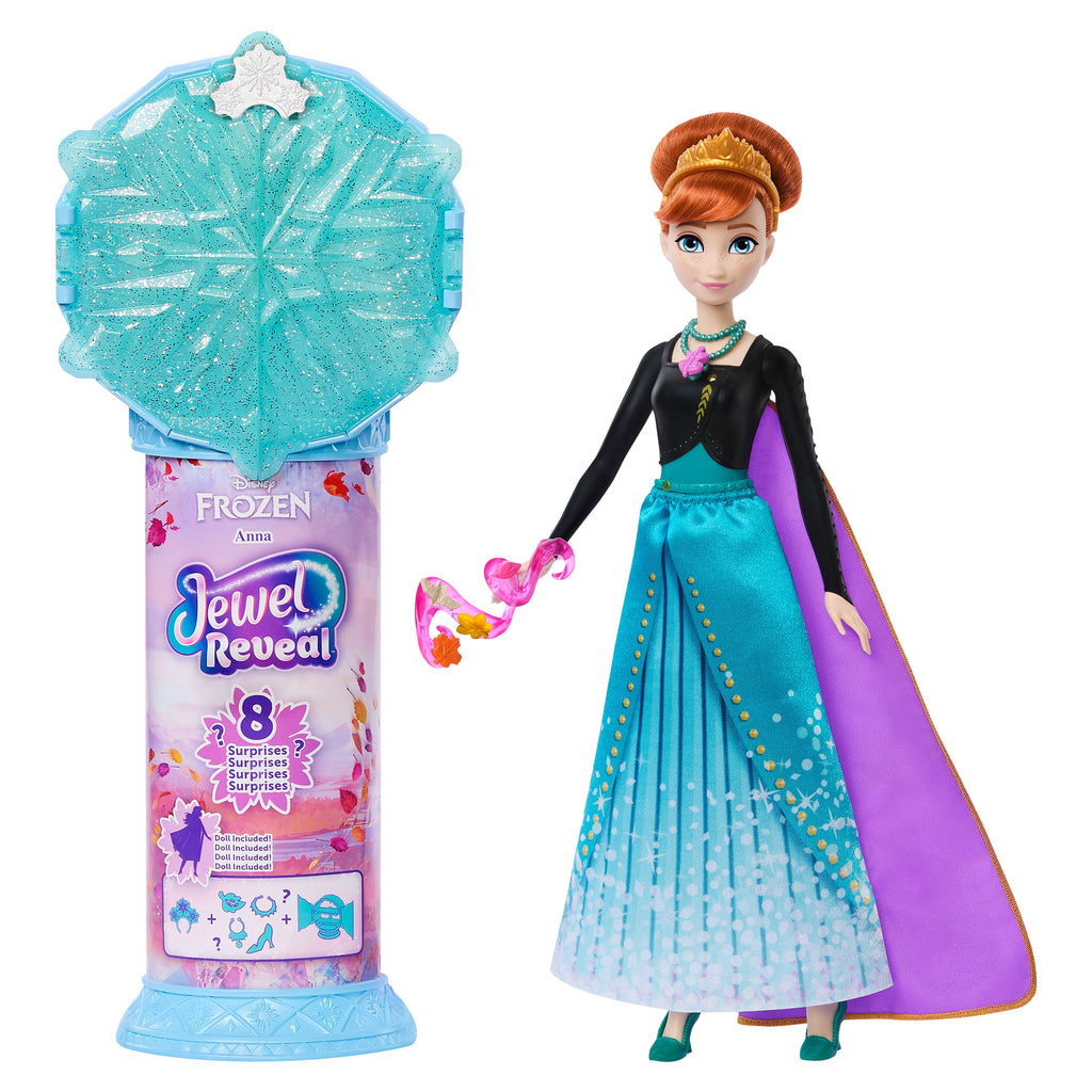 Disney Karlar Ülkesi Sürpriz Takılar Anna bebek ve değerli taş kutusu dahil 8 sürpriz ve 10 aksesuar