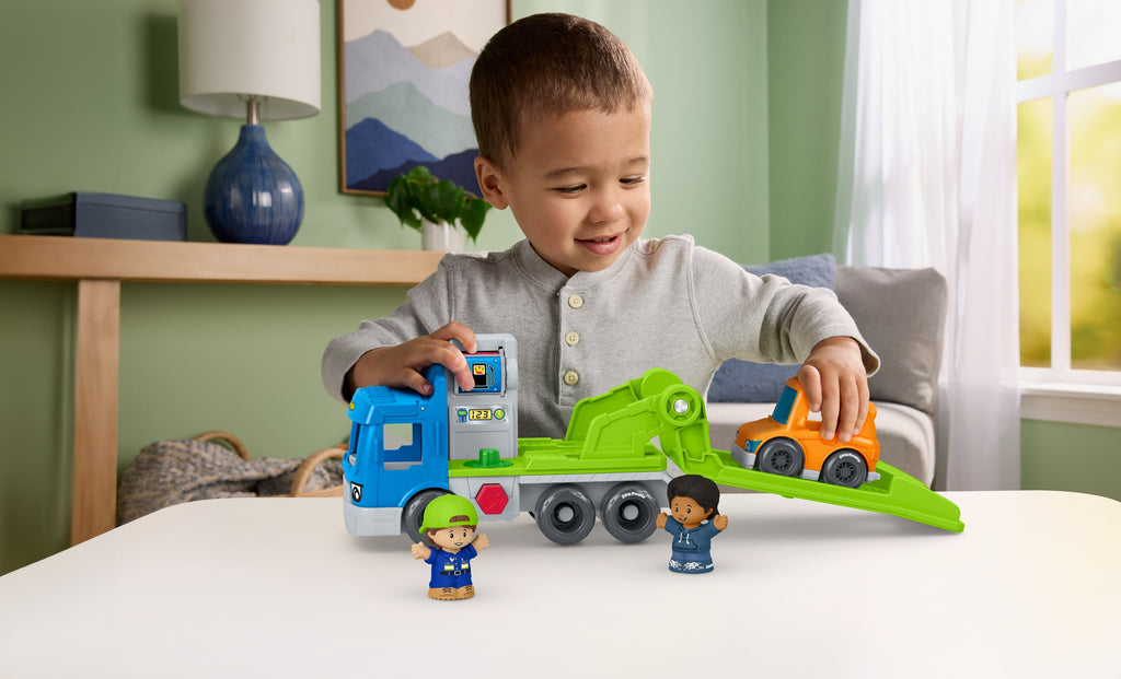 Fisher-Price Little People Load & Roll Hauler oyun seti