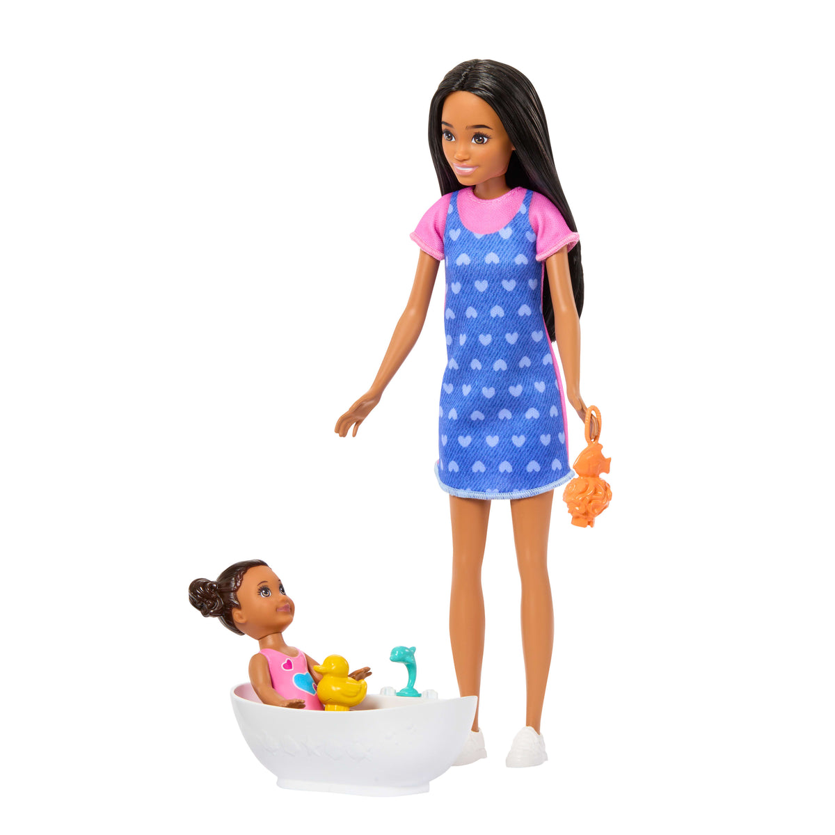 Barbie Bebek Bakıcısı Skipper oyun seti, Skipper, bebek veya çocuk figürü ve aksesuarları (Stiller çeşitlilik gösterebilir)