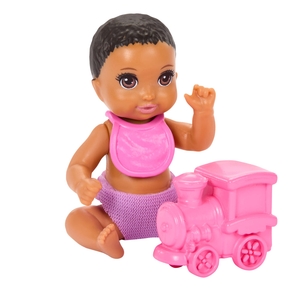 Barbie Bebek Bakıcısı Skipper oyun seti, Skipper, bebek veya çocuk figürü ve aksesuarları (Stiller çeşitlilik gösterebilir)