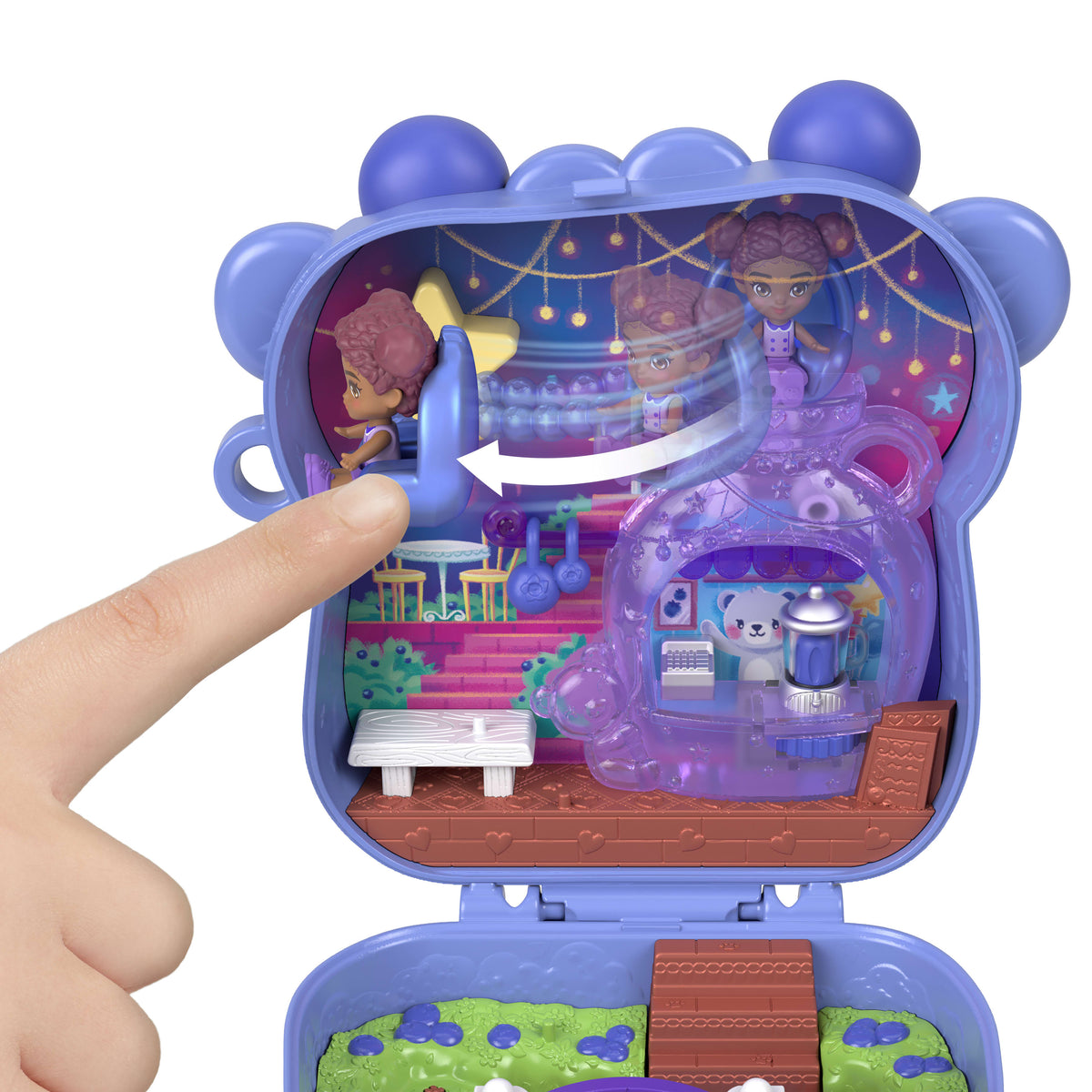 Polly Pocket Yaban Mersini Dostları Kompakt Oyun Seti