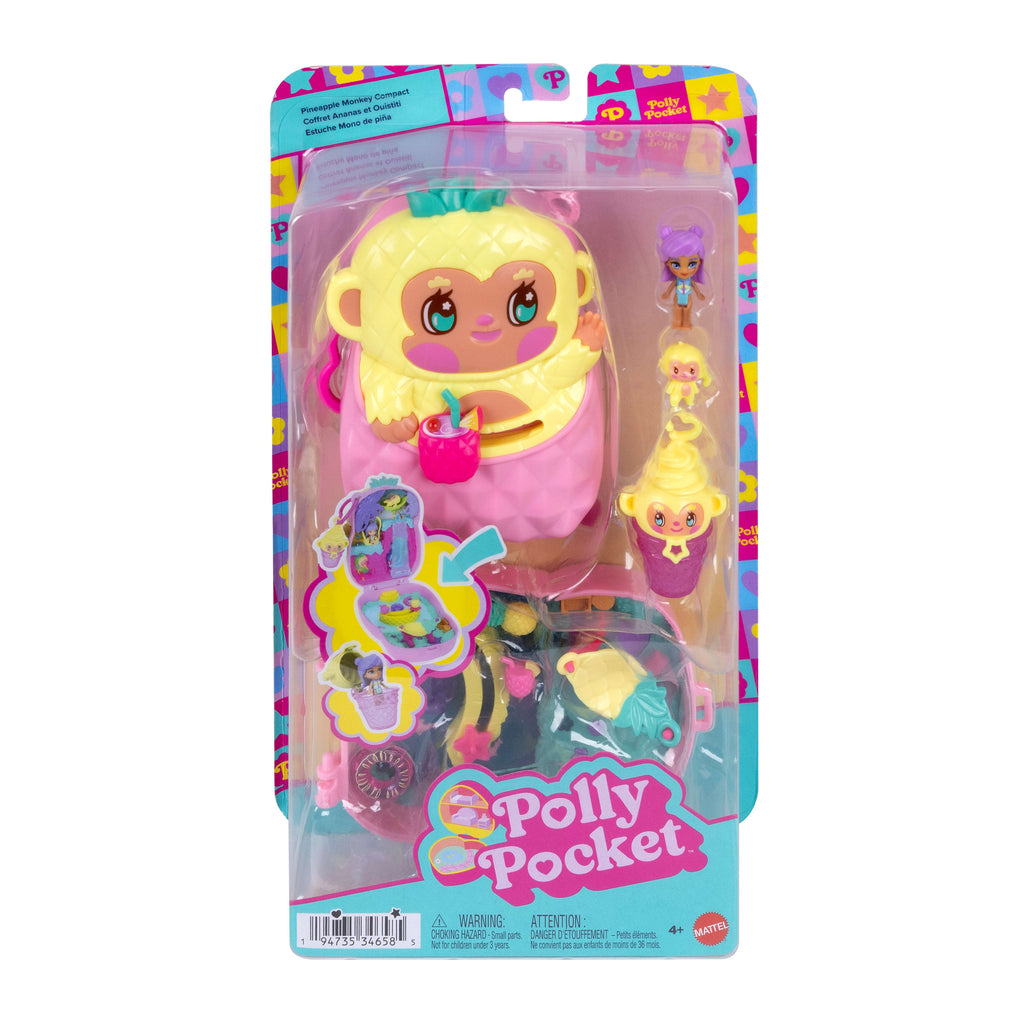 Polly Pocket Ananas Maymun Kompakt Oyun Seti