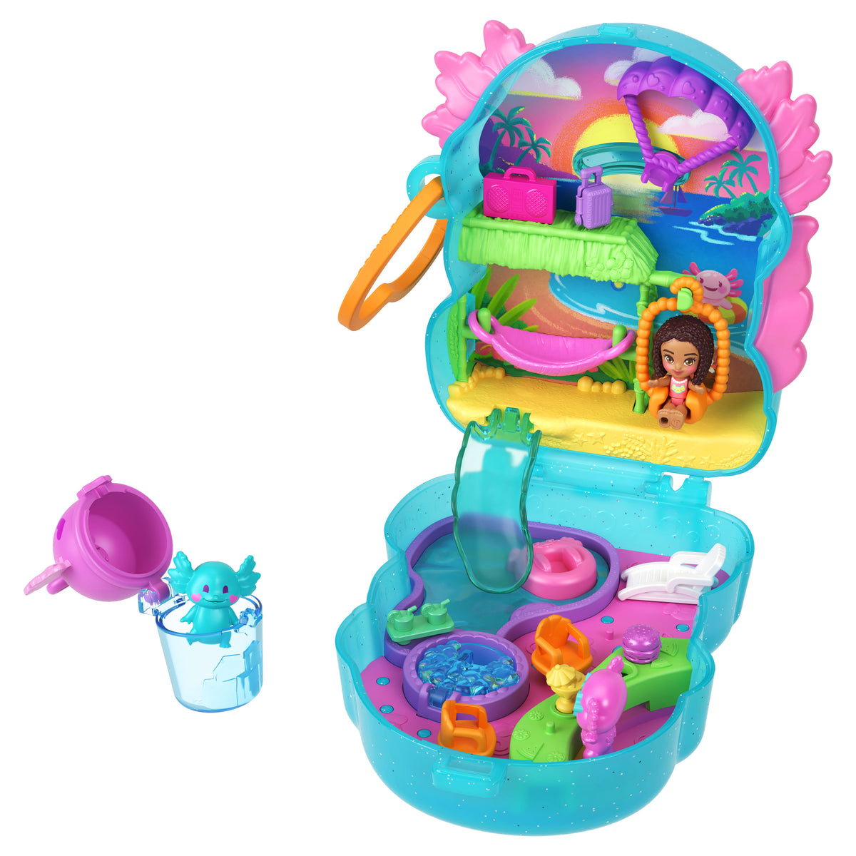 Polly Pocket Simli Aksolotl Kompakt Oyun Seti
