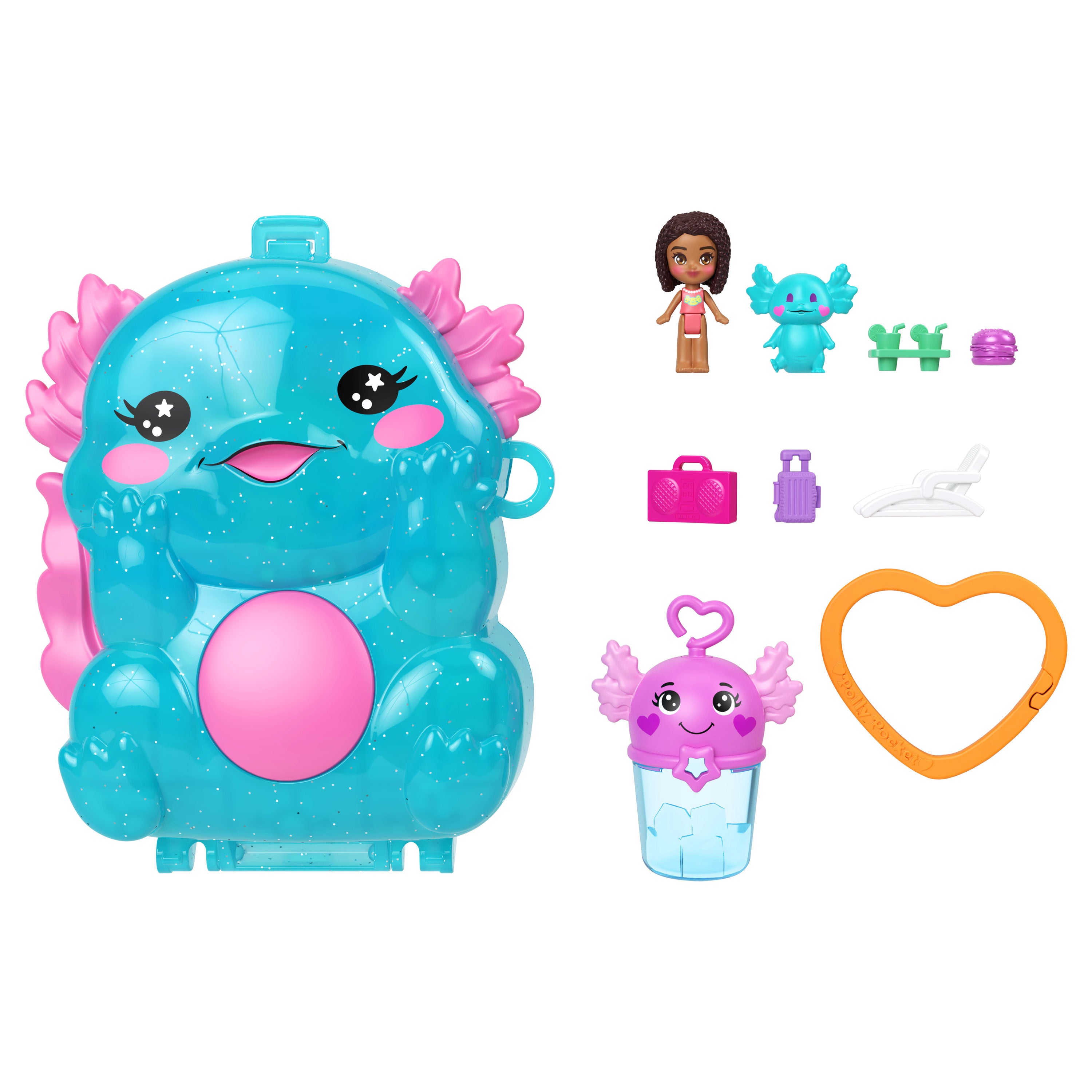Polly Pocket Simli Aksolotl Kompakt Oyun Seti