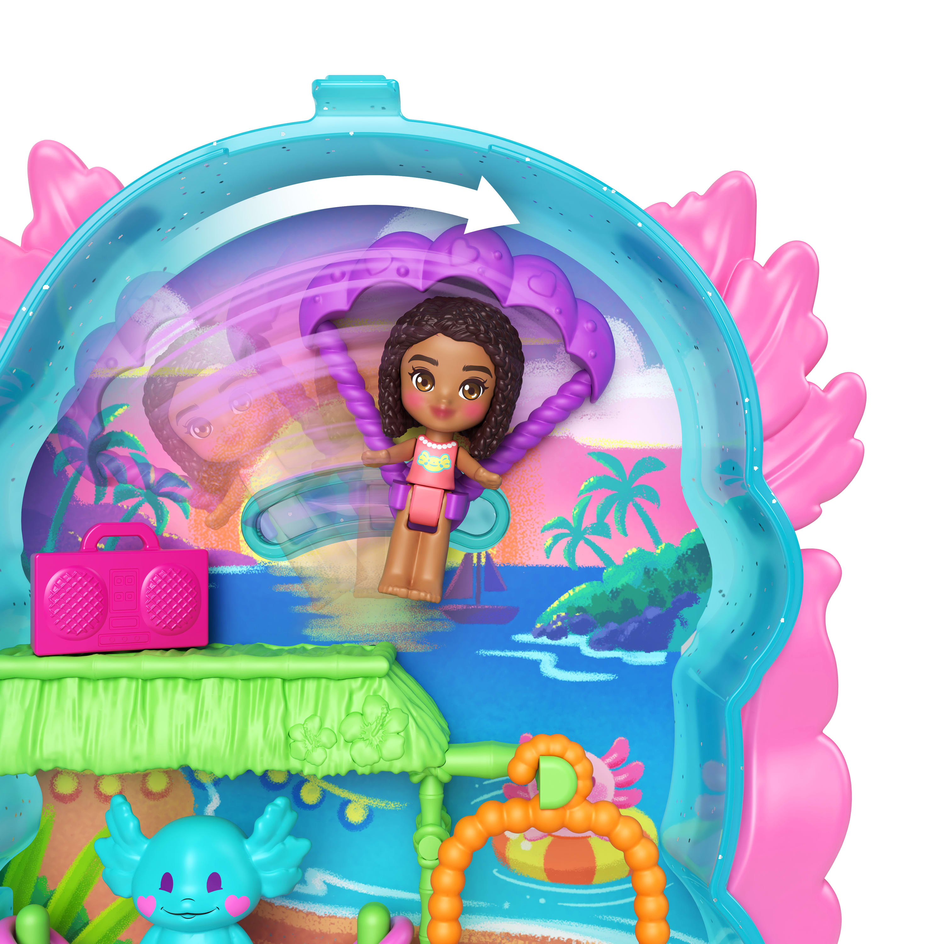 Polly Pocket Simli Aksolotl Kompakt Oyun Seti