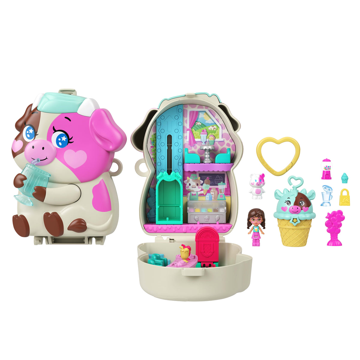 Polly Pocket Napoliten İnek Kompakt Oyun Seti