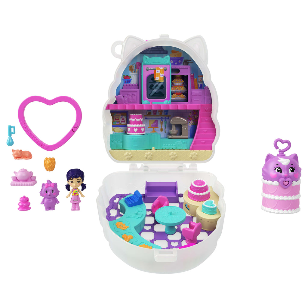 Polly Pocket Pastalı Kedi Kompakt Oyun Seti