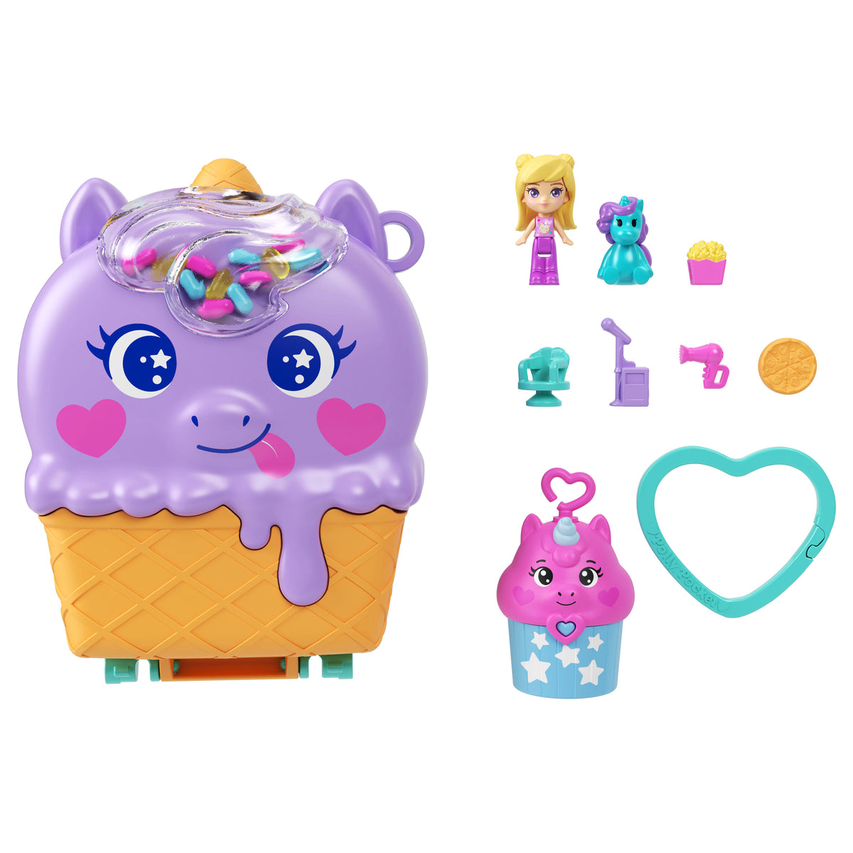 Polly Pocket Rüya Tatlısı Unicorn Kompakt Oyun Seti