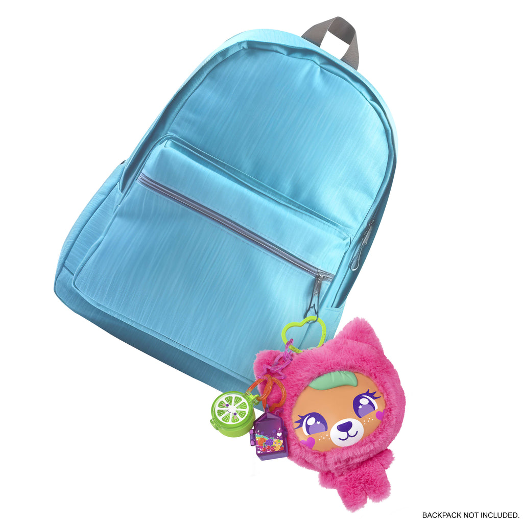 Bebek, evcil hayvanlar, anahtarlık ve meyve temalı aksesuarlar ile Polly Pocket Sevimli Ayıcık mini oyun seti