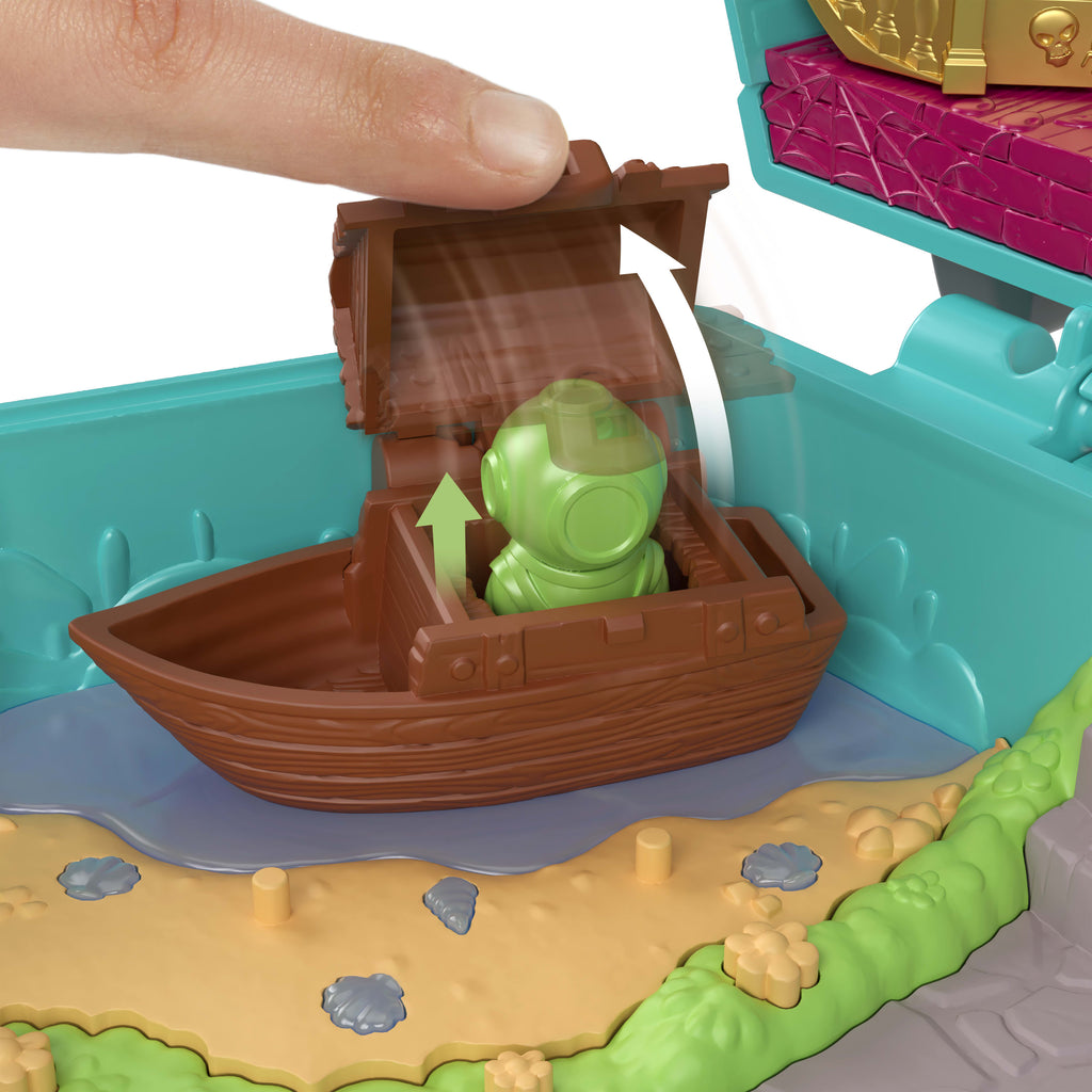 Polly Pocket mini bebekler ve oyun seti, Scooby Doo ortaklığını simgeleyen Scooby ve Velma, oyuncak araba