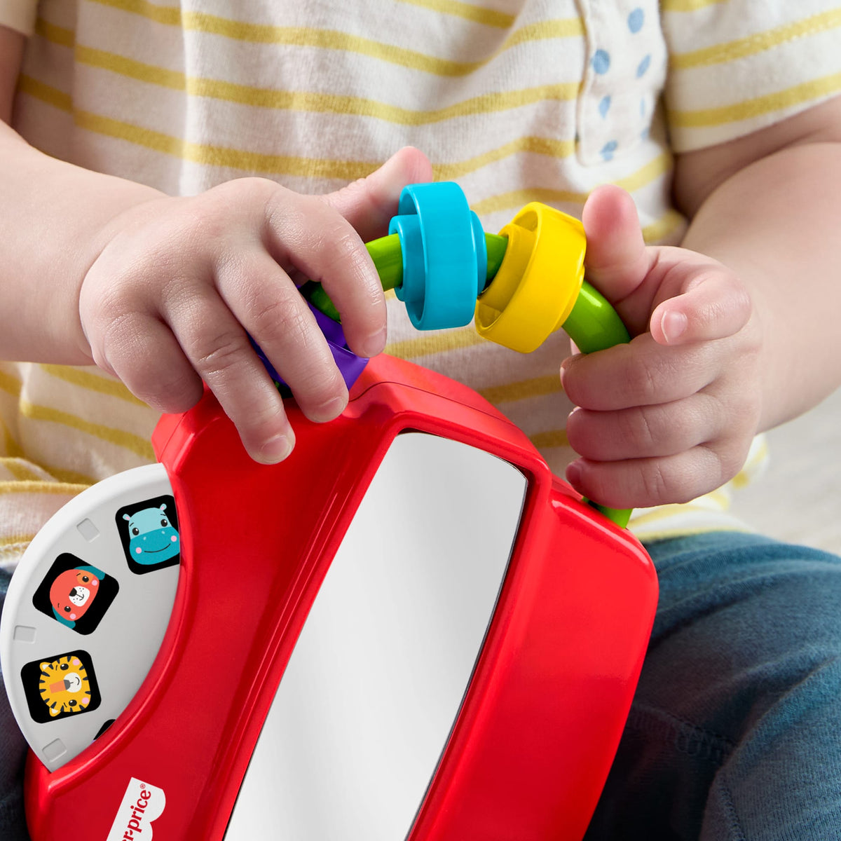 Fisher-Price Aynalı Aktivite Oyuncağı, ince motor becerilerinin gelişimine yardımcı oyuncak