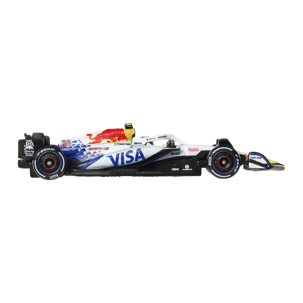 Hot Wheels Premium 2025 Formula 1 Visa Cash App Racing Bulls Takımı #30 Liam Lawson 1:64 Model Araba