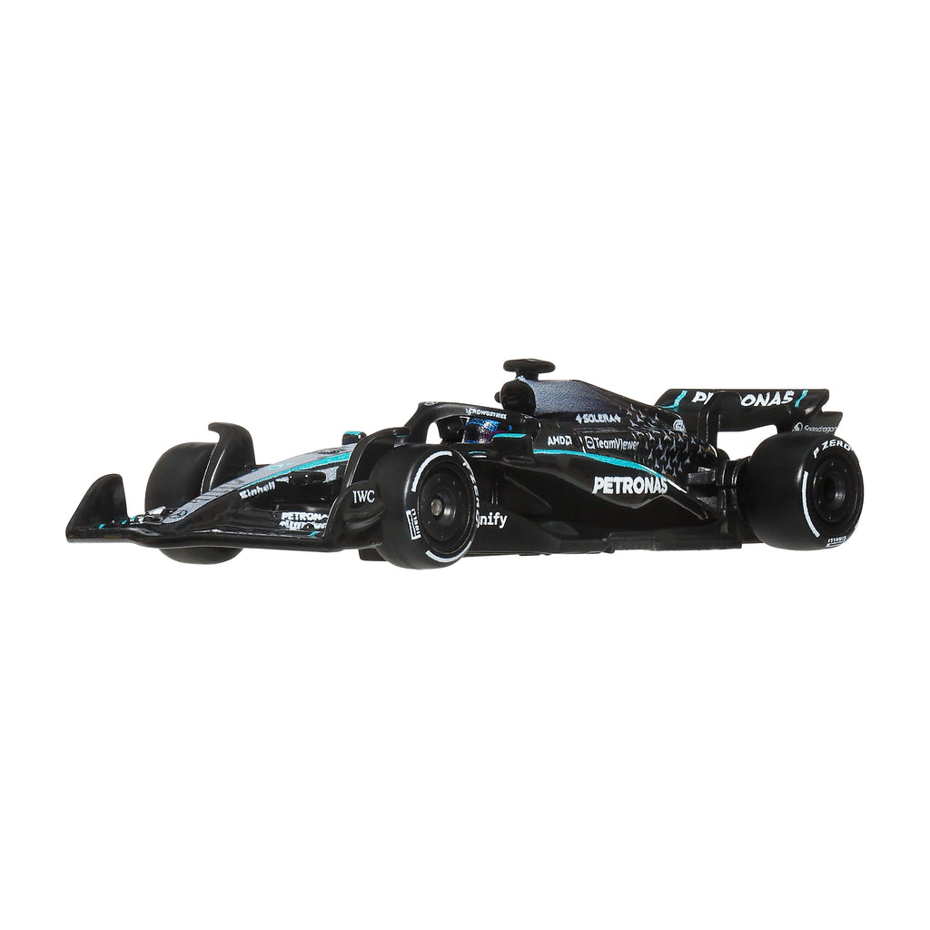Hot Wheels Premium 2025 Formula 1 Mercedes-AMG PETRONAS Takımı #63 George Russell 1:64 Model Araba
