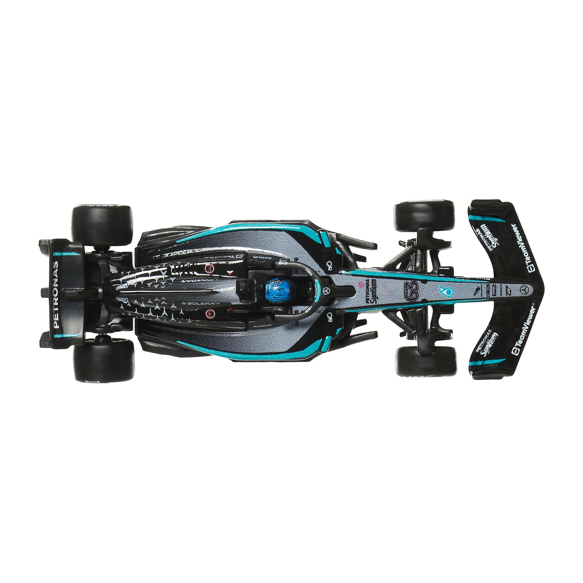 Hot Wheels Premium 2025 Formula 1 Mercedes-AMG PETRONAS Takımı #63 George Russell 1:64 Model Araba