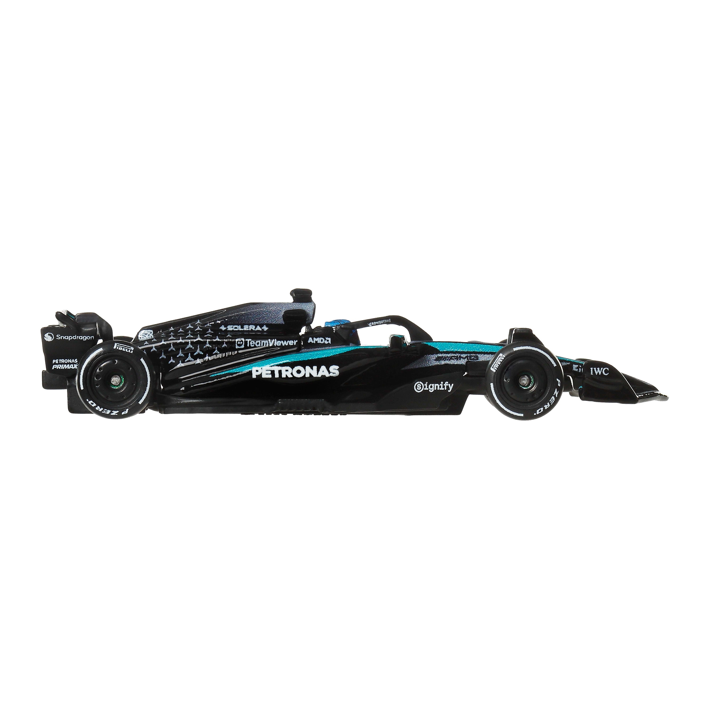 Hot Wheels Premium 2025 Formula 1 Mercedes-AMG PETRONAS Takımı #63 George Russell 1:64 Model Araba