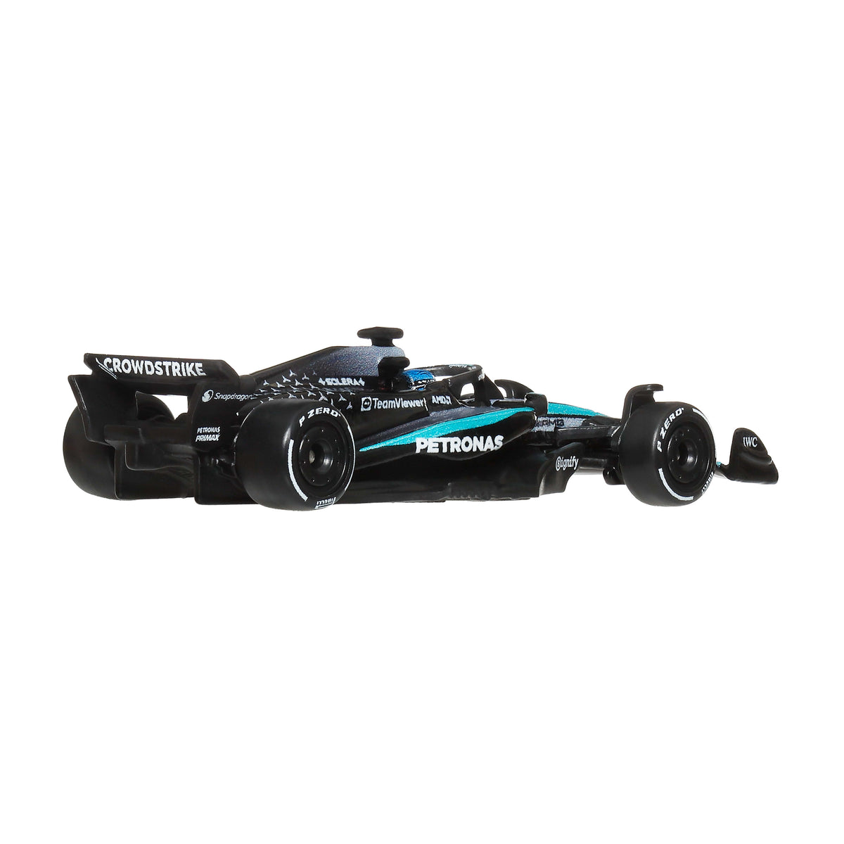 Hot Wheels Premium 2025 Formula 1 Mercedes-AMG PETRONAS Takımı #63 George Russell 1:64 Model Araba
